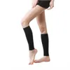 Soutien de la cheville 1 paire de compression du genou ouvert élastique chaud pour les jambes pour le traitement des varices dans le mollet formant des chaussettes diplômées P230523