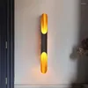 Wandlampen Moderne LED Lange Wandlampen Spiegel für Schlafzimmer Penteadeira Camarim Koreanische Zimmerdekor Kerzenlampe