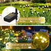 2 luci solari per esterni, decorazione da giardino, cortile, portico, prato, cortile, paesaggio, 10 led, 75 cm