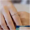 Band Rings New Simple Twig Thorn Leaf 925 Sterling Sier Jewelry Not Allergic Branch Exquisite Women Opening R127 Factory Pri Dhgarden Dhudn