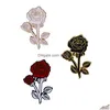 Pins Brooches Personalized Oil Drip Couple Party Decoration Rose Brooch Romantic Badge Fashion Accessories Drop Delivery Jewelry Dhdwu