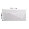 Gift Wrap 10pcs Translucent Envelopes Storage Organizer Wedding Invitation Western Style Letters Greeting Cards Business Party Supplies