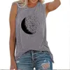 T-Shirt für Damen, Seeyoushy Moon Print, lustiges Damen-T-Shirt, ärmellos, Vintage-Sommer-T-Shirt, Femme, Harajuku-Shirt für Damen, Sommer-Tops, Kleidung 230522