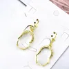 Dangle Earrings 2023 패션 크리스탈 CZ 여성 생일 선물 Femme Bijou를위한 사랑스러운 귀여운 펭귄 디자인