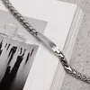 Bracciale Runda da uomo in acciaio inossidabile con catena a maglie con cinturini da polso, misura regolabile 22 cm, gioielli di moda, marchio di lusso per uomo