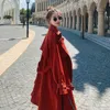 Frauen Trenchcoats Windjacke Lange Frühling Herbst Lose Hohe Qualität Casual Große Größe Rot Damen Mantel Futter Winddicht Mantel weibliche