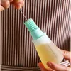 BBQ Tools Accessories Barbecue Oil Brush Dispenser with High Temperature Resistant Silicone Seasoning Bottle Kitchen Baking Gadgets 230522