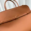 10a kwaliteit de rij margaux riem 15 tas 39 cm luxe designer riem sluiting dubbele top handgrepen dames koeienhuid lederen handtassen mode schoudertassen gratis verzending