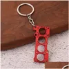 Keychains Lanyards Zinc Alloy Engine Gasket Keychain Car Pendant Lage Decoration Keyring Key Chain Drop Delivery Fashion Accessorie Dh0Hd