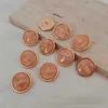 Sewing Notions Tools 18/20/23/28MM Fashion Gold Metal Circular Button Clothing Luxury High Quality Button Manufacturer Craft Sewing Accessories P230523