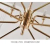 Lâmpadas pendentes pós-moderna minimalista galho de vidro Designer de luxo Clube Clube de hóspedes Restaurante Modelo Chandelier da sala do quarto