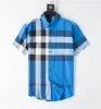 Casablanca Luxurys Desingers Herrenhemden Kleid Geschäft Casual Shirt Sleeve Stripe Slim Maskuline Social Fashion Plaid S-4xl#02 747467767