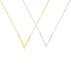 Necklaces Minimalism Chevron V Necklace For Women Collier Mujer Stainless Steel Chain Necklace Pendant Bridesmaid Jewelry