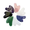 Party Favor Natural Jade Scra Board Heart Shaped Crystal Stone Ansikt