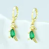 Boucles d'oreilles pendantes 2023 tendance Ins incrusté Zircon dinosaure goujon Simple mignon couleur or pour femmes filles bijoux de mode