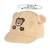 Caps Hats Baby baseball boys girls cartoon bear baby sun hat spring summer children's kawai foot cap G220522
