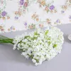 Dekorativa blommor Beatiful Artificial Baby's Breath Flower Gypsophila Fake Silicone Plant för Wedding Home El Party Decoration