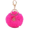 Keychains Lanyards Fashion Snowflake Plush Keychain Pendant Lage Decoration Jewelry Key Chain Christmas Gift Keyring Drop Delivery Dhsv7