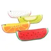 Pencil Bags Fashion Fruit Style Case For Girls Novelty Leather Storage Bag Creativity Stationery Office School Supplies Drop Deliver Dhslb