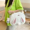 Evening Bags Cute Animal With Ears Designer Women Shoulder Bag Girls Cross Body Messenger Handbag Students Bookbag