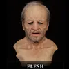 Party Supplies Old Man Fake Mask Lifelike Halloween Holiday Funny Super Soft Latex Adult Reusable Children Doll Toy