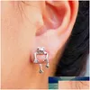 Stud Cute Frog Earrings For Women Girls Fashion Funny Aninal Statement Daily Party Earring Jewelry Factory Price Expert Desi Dhgarden Dhzhj