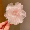 Baby Mädchen Prinzessin Haarnadeln Clips Süße Künstliche Blumen Mesh Haarnadeln Haarspangen Verzierte Haarschmuck