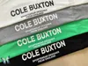 Herren T-Shirts 23ss Cole Buxton T-Shirt Circular Marker Letter Print Kurzarm High Street Casual Oversize CB T-Shirt für Männer Frauen T230523