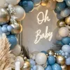 Outro evento de eventos suprimentos pastel oceano azul balão arco de guirlanda kit de chá de bebê decoração de casamento decoração de casamentos Balões 230523