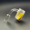 Fabriqué en quartz de haute qualité avec chaleur changeante de couleur et équipé d'un capuchon en carbone quartz Banger 14 mm