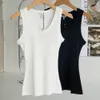 Tshirt Women Tank Top T Shirt Womens Designer Sport Tops Knits Tanks Party Sexig Camis Soft Clothing Crop To