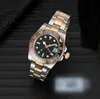 Relógio automático masculino Relógio mecânico 40mm 904L Designer de nadação em aço inoxidável Relógios clássicos da safira luminosa