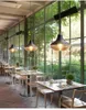 Hanglampen modern en eenvoudige Zuidoost -Aziatische creatieve coffeeshop