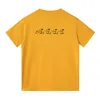 2023ss magliette firmate camicia camicia blu per uomo designer hiphopboy tees maglietta arancione camicia hiphop moda uomo magliette firmate da donna sciolto alta qualità S-XXL