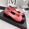 Zapatos de mujer de colores mezclados, zapatos de cuero auténtico para mujer de verano, zapatos de tacón para fiesta de boda para mujer, zapatos de mujer de oficina con correa de hebilla de estilo dulce X230523