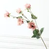 Flores decorativas simuladas Flower Wedding Floth House Decoration Anemone Padrão de grama simples Rosa Artificial