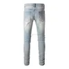 Street amari Patch amirl amirlies Mens am amis 6637 imiri amiiri Ripped Designer Clothing New ires High Jeans Denim Jeans Pants ies Slimming Elastic Tightfitti 7LGQ