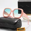 Tasarımcı Güneş Gözlükleri Oval Güneş Gözlüğü Gölgeleri Polaroid Lens Tasarımcı Kadın Erkek Goggle Kıdemli Gözlük Kadınlar İçin Gözlükler Çerçeve Vintage Retro Güneşleri Kutu