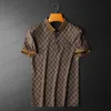 Polos para hombre 2022 nuevas camisas POLO para hombre de negocios de manga corta con solapa camiseta de alta calidad para hombre ropa de marca de verano Vintage Casual Tops T230523