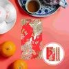 Emballage cadeau 20 pièces année chinoise rouge paquet enveloppes cadeaux japonais mariage De poches d'argent dessin animé sacs d'argent