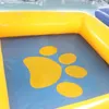 Outdoor Durable Portable PVC Tarpaulin Inflatable Pet Pool Mini Inflatable Dog Pool For Home Use