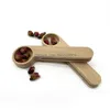 Cuillères À Café En Bois Avec Sac Clip Cuillère À Soupe Hêtre Massif En Bois Mesure Scoops Tea Bean Cuillère Clips Cadeau Drop Delivery Home Garden Dhkxh