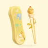 Chopsticks Cartoon Kinderen Eat training Baby leren TABRAAR HERUBOBLE CHOP -sticks Aanvullende bestek set