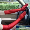 Cinq Doigts Gants D'été Femmes Sunsn Haute Élasticité Spandex Long Antiuv Solide Y Drive Etiquette Stage Performance Party C Dhgarden Dhkez