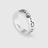 925 Silver Designer Skull Lover Lover Ring For Mens Womens Elfe Anneaux Couples de qualité haute