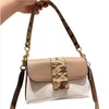 Bolso de hombro Coabag Grace Messenger, bolsos Vintage, bolso de diseñador para mujer, bolso cruzado con patrón C, cadena, bolso de mano de lujo marrón