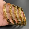 Armband 8mm 4st/partier israel armband för kvinnor Europa guld armband ramadan mellanöstern bröllop smycken arabia afrikanska indiska armband