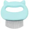 Cat Comb Pet Short & Long Hair Removal Massaging Shell Comb Soft Deshedding Brush Grooming And Shedding Matted Fur Remover Massage Dematting Tool For Dog Puppy Rabbit