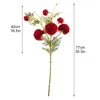 Decoratieve bloemen 2pc Silk Hydrangea Huwelijksauto Kerstdecoraties Vaas voor Home Scrapbooking Artificial Plants