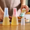 BBQ Tools Accessories Barbecue Oil Brush Dispenser with High Temperature Resistant Silicone Seasoning Bottle Kitchen Baking Gadgets 230522